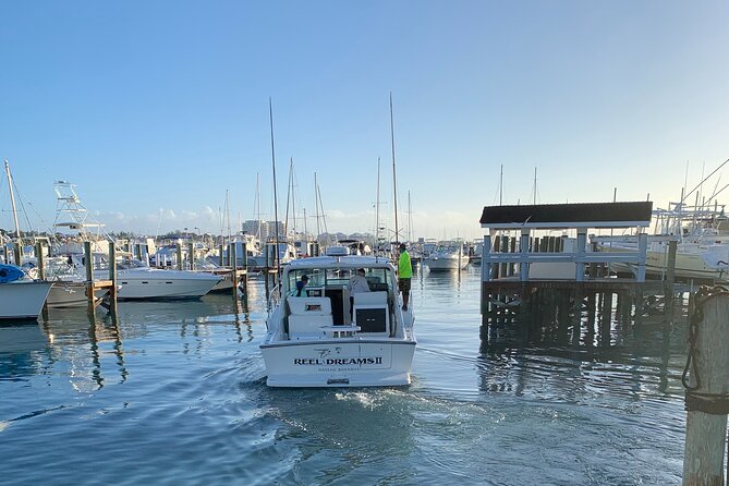 4 hours 38ft Reel Dreams Private Charter in Nassau - Choosing between fishing, snorkeling, and Rose Island