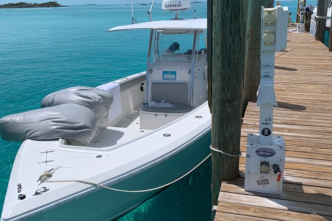 8 hours 34ft Day Dream Private Charter in Nassau - Leaving Nassau Yacht Haven for a flexible day