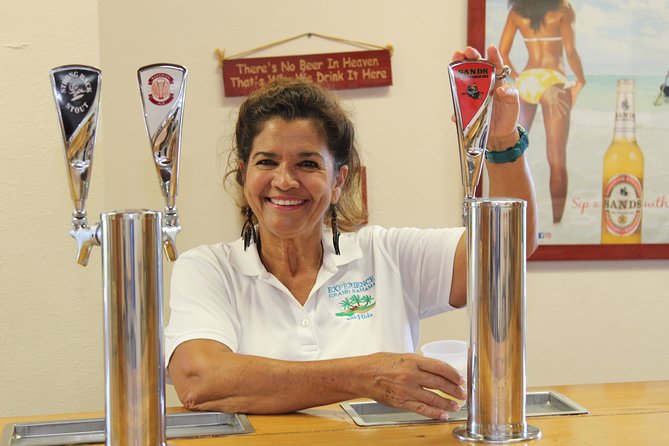 Around Town/Bahamian Cooking Experience - Finishing with turquoise water and a tropical drink