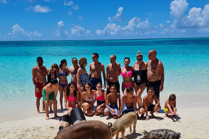 Athol Island Swimming Pigs Half-Day Boat Tour with Lunch - A short Gilligan’s Island joke near Nassau