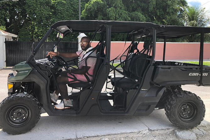 Atv Guided Tours Nassau Bahamas - A short break beside the water at Cable Beach