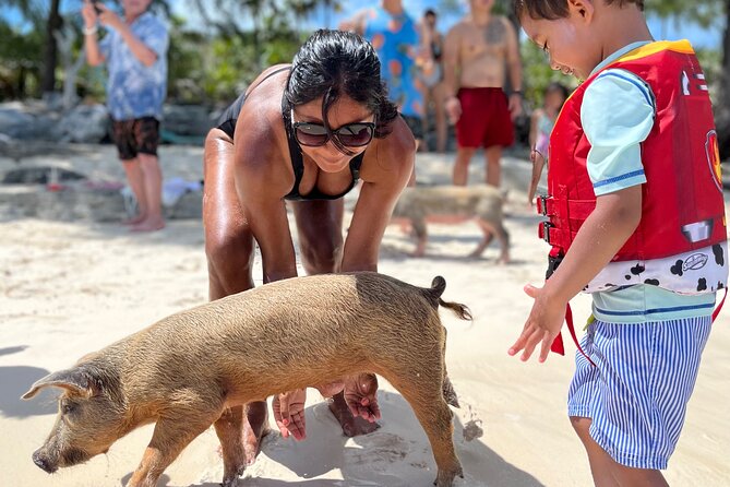 Bahamas Swimming Pigs Experience on Rose Island - Rose Island Gives You More Than Pig Photos