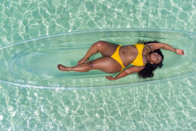 Beach Day and Clear Kayak Photoshoot in Bahamas - Three hours at Bert’s Blue Dinghy