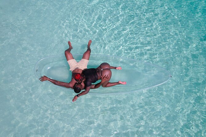Clear Kayak Drone and Beach Private Photography in The Bahamas - Arriving at Love Shack on West Bay Street