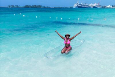 Clear Kayak Photoshoot+Free Cocktail Nassau, Bahamas