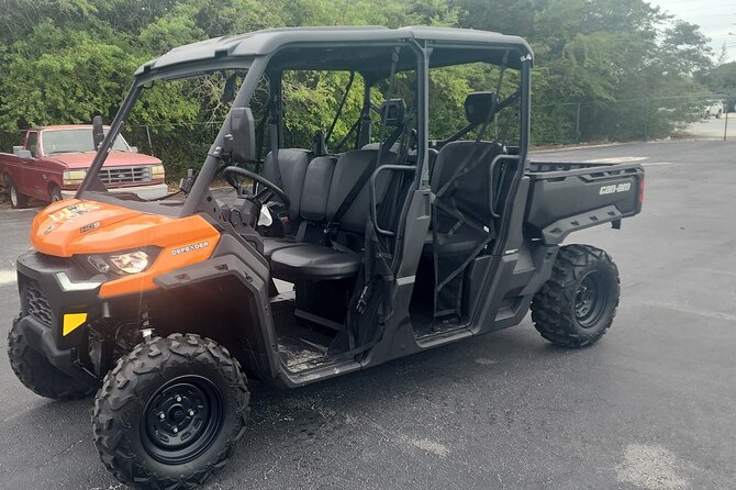 Exuma,Bahamas: 6 Seater Buggy/Jeep Rental with Bluetooth speakers - Coco Plum Beach and Dean’s Blue Hole