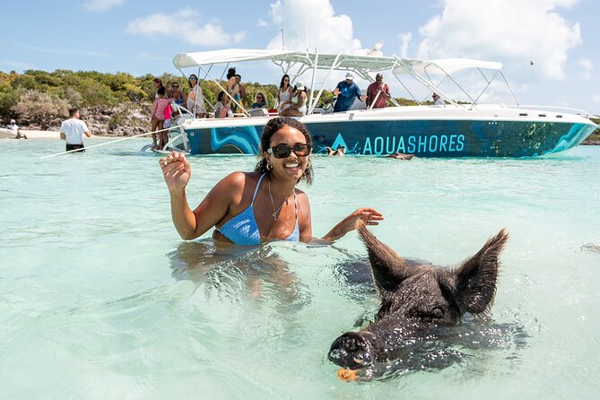 Exuma Powerboat Tour from Nassau with Swimming Pigs - Staniel Cay Yacht Club and a proper lunch break