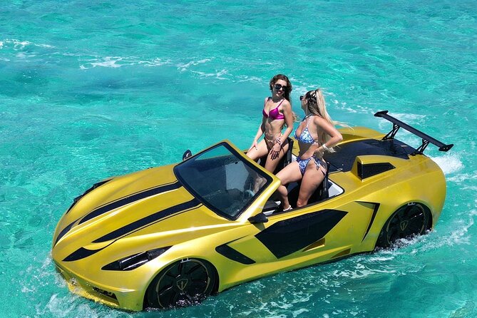 JetCar Bahamas Water Car Experience - The briefing, life vest, and first few minutes