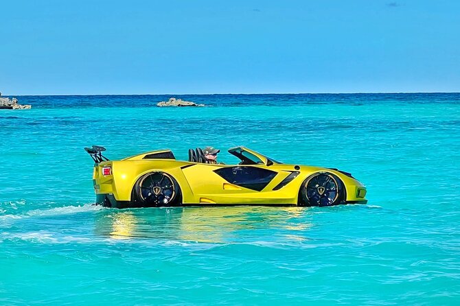 JetCar Bahamas Water Car Experience - Music, photos, and the parts that are not guaranteed