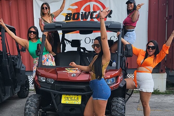 Nassau Adventure: Jeep Rental with Bluetooth Speaker - Queens Staircase and downtown Nassau