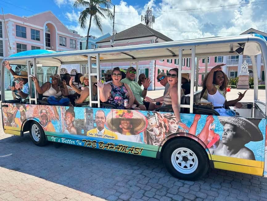 Nassau: Bahamas Culture Tour with Electric Trolley and Water - Junkanoo Beach: a quick coastal pause
