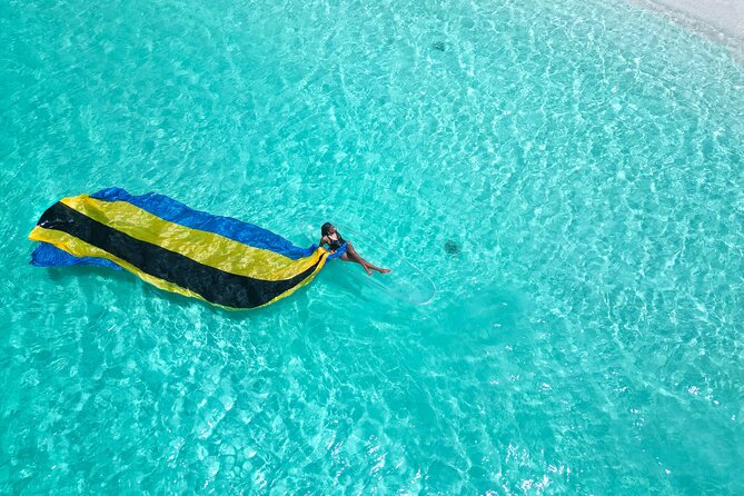 Nassau Clear Kayak Drone Photoshoot- Floating Dress - What makes this Nassau photo session different