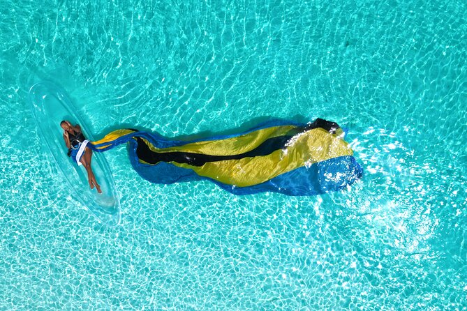 Nassau Clear Kayak Drone Photoshoot- Floating Dress - What $360 per person really buys