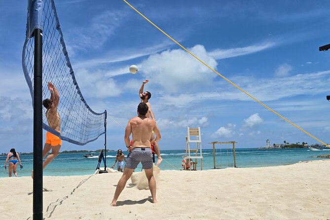 Nassau Swimming Pigs: Snorkeling, Lunch & Private Beach Club - Beach games and water toys after the pigs