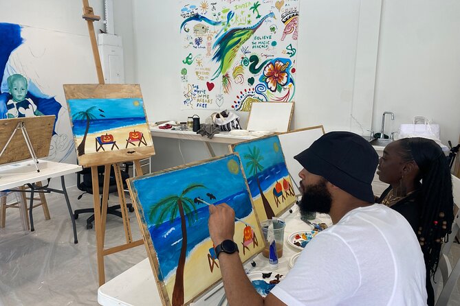 Paint and Sip at the Gallery and Wine Bar - A creative break in the middle of Nassau