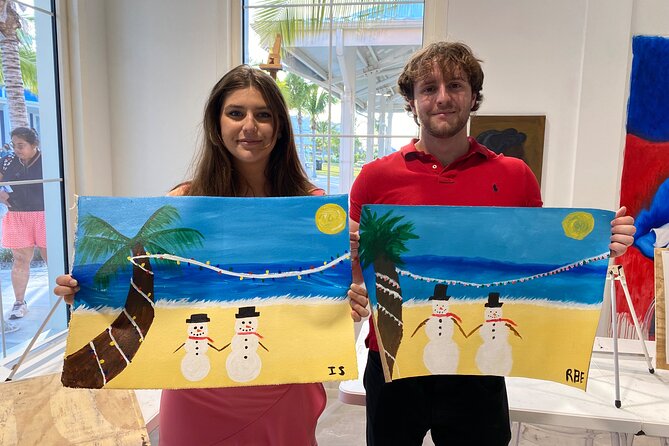 Paint and Sip at the Gallery and Wine Bar - Painting with local guidance