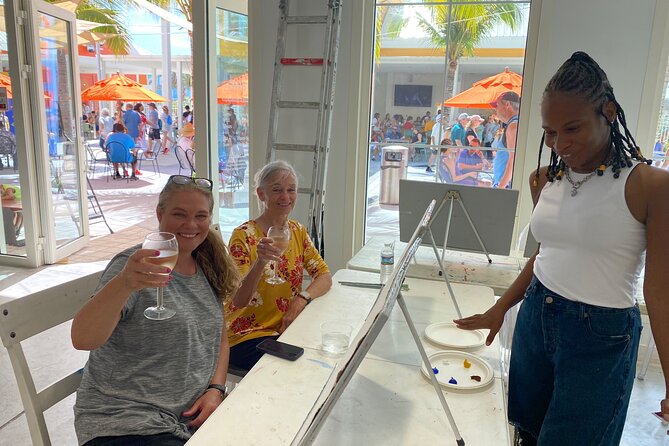 Paint and Sip at the Gallery and Wine Bar - Why the cruise-port location works