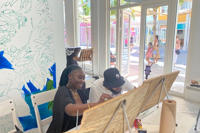 Paint and Sip at the Gallery and Wine Bar - Who will get the most from this class