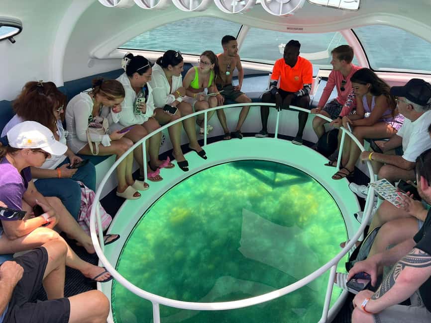 Paradise Island: Glass-Bottom Boat Tour with Live Commentary - Crossing Nassau Harbor on the hydrofoil