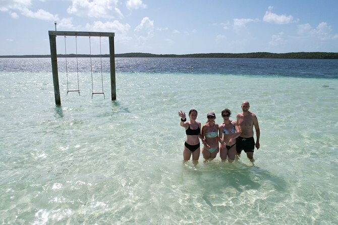 Pink Sand Beach and Swimming Pigs Adventure from Nassau - Spanish Wells and the open-water swings