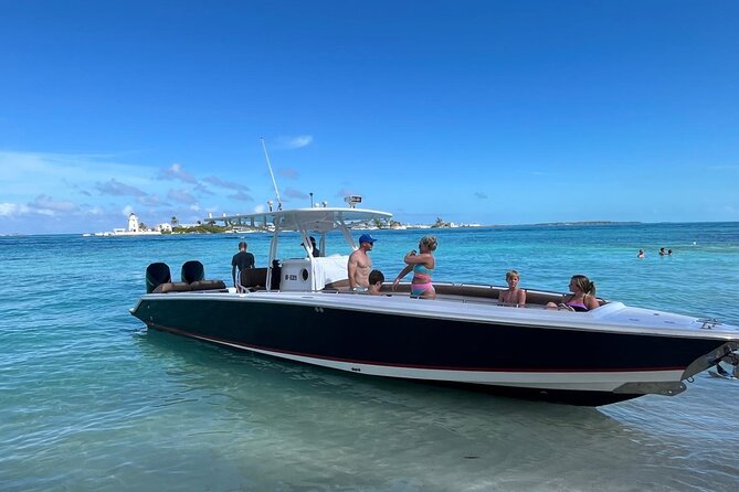 Private 4-Hour Rose Island charter Snorkeling Turtles & Beaching - Footprints Beach Bar & Grill for lunch and views