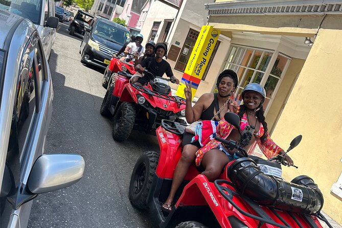 Scooter rentals ,Atv rentals and Buggy Rental,Nassau Bahamas - A local food stop, with lunch on your own tab