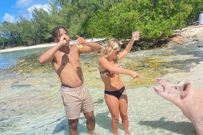 Self Drive Speedboat and Swim with the Pigs - Who Will Enjoy This Nassau Excursion Most