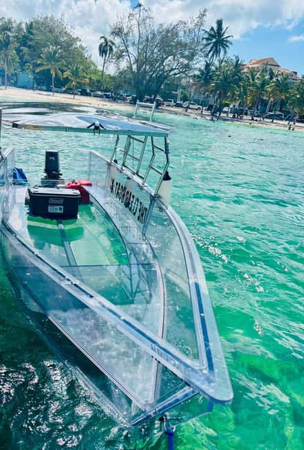 The Clear Boat Experience Bahamas drinks and snacks included - Athol Island, pigs, and a change in pace